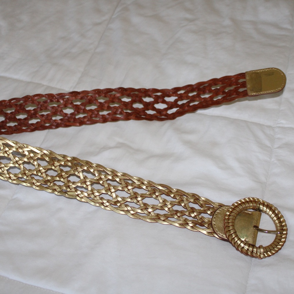 Ann Taylor Gold Belt XS/S